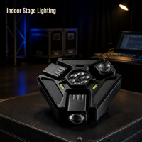 Projecteur laser LED mobile à effet de lumière DMX512 RGB Strobe pour KTV, bar et soirée