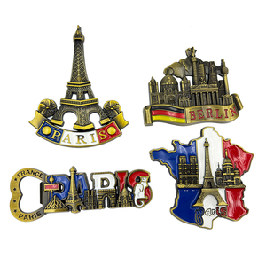 Tùy Chỉnh Khắc Paris Eiffel Tháp Kim Loại Tủ Lạnh Nam Châm Châu Âu Du Lịch Du Lịch Lưu Niệm Quà Tặng Thiết Kế Truyền Thống Cho Tốt Nghiệp - Product Image 1
