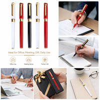 Stylo Roller Métallique 0,5 mm, Stylo Signature Exécutif, Cadeau d'Affaires, Stylo Gravé au Laser avec Logo, OEM