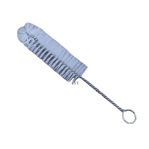 Cepillo de limpieza de botellas de acero inoxidable con cerdas de nailon para limpiar vasos, tubos de ensayo y biberones - Product Image 1