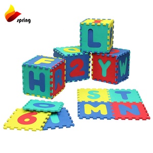 Tappetino <span class=keywords><strong>Alfabeto</strong></span> per Bambini in EVA, Tappeto Numeri e Lettere ABC per Soggiorno, Puzzle in Gomma, Tappetino Gioco in Schiuma Componibile - Product Image 1
