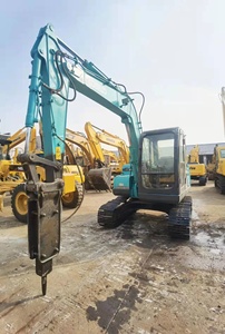 รถขุด Sk75 kobelco มือสองน้ำหนัก<span class=keywords><strong>7T</strong></span> ขนาดเล็กอุปกรณ์เครื่องยนต์ดีสัมปทาน - Product Image 6