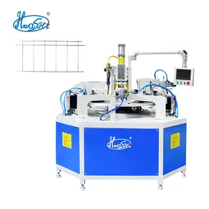 HWASHI Wleidng Small Wire Mesh , Fully Automatic wire mesh welding machine with Rotary Table