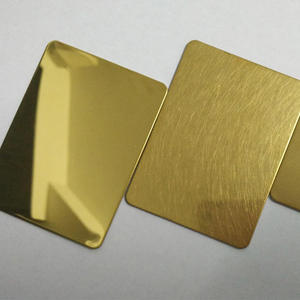 <span class=keywords><strong>Lastra</strong></span> in <span class=keywords><strong>Acciaio</strong></span> Inossidabile 304 Tisco 304 310s 321 2205 C276 con Rivestimento PVD 18k, Colore Oro a Specchio - Product Image 5