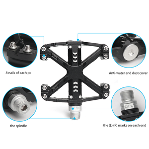 Pédales de vélo en alliage d'aluminium, anti-dérapantes et usinée CNC, à roulement scellé, pour vélo électrique, <span class=keywords><strong>vtt</strong></span>, livraison gratuite - Product Image 4