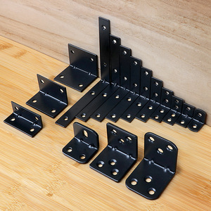 Iron Angle Bracket 90 Degree Cold Rolled Steel L Shape Cabinet Shelf Support Hardware Durable - Product Image 2
