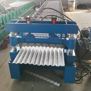 Huatong golfplaten- en dakpanvormmachine 5,5 kW motor Delta PLC voor stalen dakpannen (0,3-0,8 mm rolhoogte) - Product Image 5