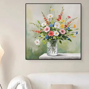 <span class=keywords><strong>Peinture</strong></span> sur toile personnalisée de magnifiques fleurs de <span class=keywords><strong>pivoine</strong></span>, <span class=keywords><strong>peinture</strong></span> décorative colorée pour la décoration du salon - Product Image 3