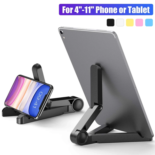 Desktop Mobile Phone Tablet Holder Foldable Portable Adjustable Table Support Lazy Multifunctional Anti Slip PC Holder