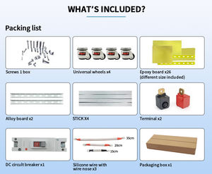Caja de batería de stock de la UE 48V 51,2 V 15kWh caja de batería Lifepo4 caja vacía Kit Diy sin BMS y LCD Envío puerta a puerta - Product Image 6
