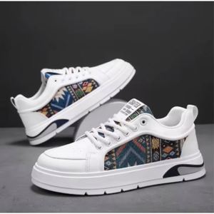 Chaussures polyvalentes et tendance pour hommes 2025 avec semelle épaisse antidérapante, légères, en peluche et maille, doublure en cuir véritable - Product Image 3