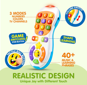 Jouet sonore éducatif interactif <span class=keywords><strong>pour</strong></span> la petite enfance, avec écran lumineux, boutons poussoirs, chansons à <span class=keywords><strong>chanter</strong></span>, apprentissage <span class=keywords><strong>pour</strong></span> bébé - Product Image 6