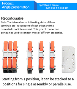 ขั้วต่อสายไฟทองเหลืองหัวต่อแบบไม่เจ็บปวดเชื่อมต่อเร็วจากโรงงานโดยตรงจาก APCT-2608-5P - Product Image 6
