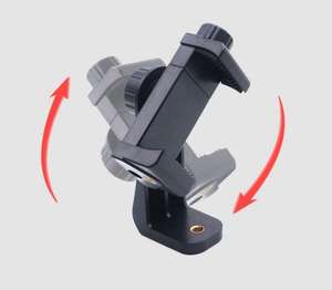Adaptador de montaje de trípode universal, clip con abrazadera ajustable <span class=keywords><strong>para</strong></span> teléfonos móviles, smartphones y todos los tipos de trípodes - Product Image 6