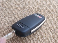 Coque de clé pliable style RS pour Audi A1 A3, coque de clé de rechange sport, accessoires auto