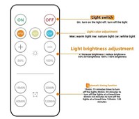 Bohlam LED RGB CCT E26 E27 Dapat Diredupkan, Dapat Diisi Ulang via USB dengan Remote Timer untuk Lampu Tidur