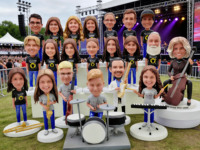 Custom Resin Bobble Head Figurines Personalized Band Team Group Dolls for Company Anniversary Gift Musician Collectibles