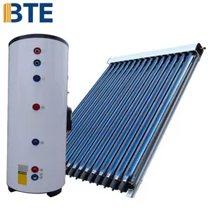 20 ống nhiệt ống năng lượng mặt trời Geyser với áp lực chia thu năng lượng mặt trời, ống chân không năng lượng mặt trời nóng Máy nước nóng