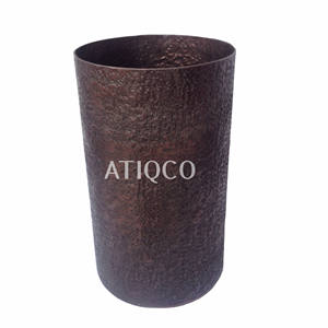 Modern <b>Copper</b> Wedding Flower Planter with Aluminium Design Functional As Floor <b>Vase</b> - Product Image 3