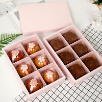 Emballage vide personnalisé avec logo de votre marque pour cadeaux de Noël, chocolats, gâteaux, biscuits, bonbons, sushis, chips de pommes de terre, recyclé