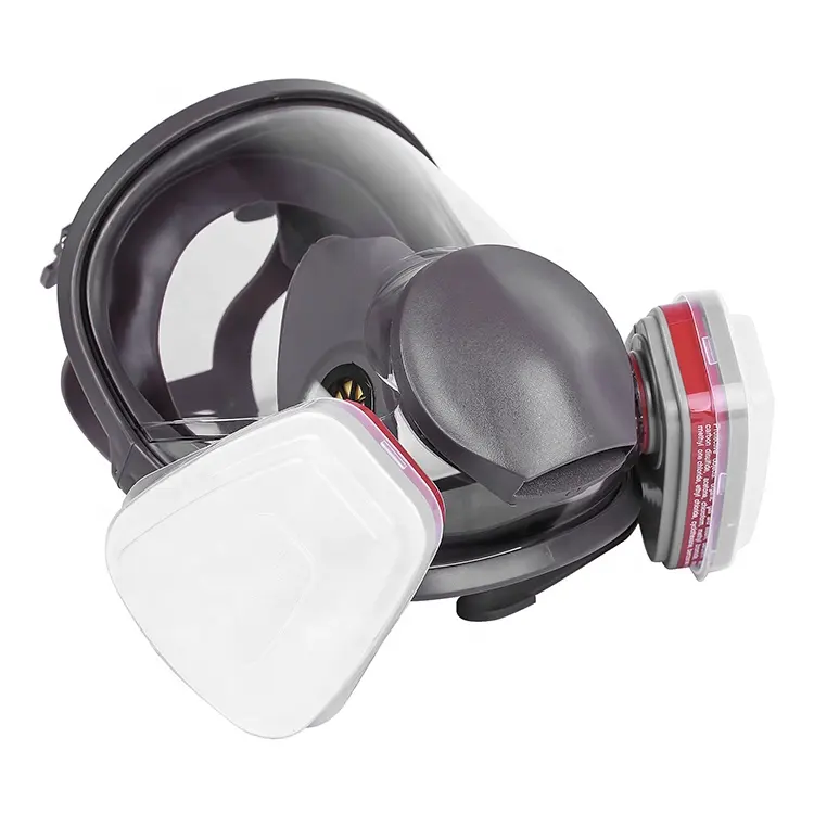 Protección contra el humo y el polvo Máscara de gas 6800 Cubierta completa Máscara de protección de gas químico Fácil de limpiar para pintura en aerosol