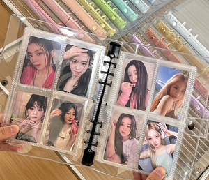 Clear Soft PVC Notebook Cover Protector Round <strong>Ring</strong> Binder Loose Leaf <strong>Folder</strong> - Product Image 2