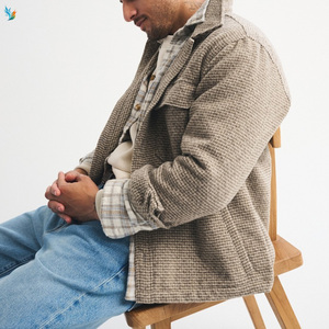 Giacca Casual da Uomo Stile Americano, Ampia e Comoda, con Tasche Multiple, per Autunno e <span class=keywords><strong>Inverno</strong></span> - Product Image 3