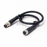 IP68 étanche M8 mâle femelle prise 3 4 5 6 8 12 17 broches câble fil connecteur circulaire