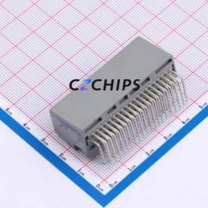 K137635WR-2x20B-PTSN Automotive Connector Bent Lead Through Hole Connector 40P 2.2mm 2 Right Angle Insert - Product Image 2