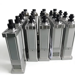 Actionneurs linéaires télescopiques électriques servo DC ou AC, structure de cylindre à piston, moteur principal, engrenage, pneumatique - Product Image 1
