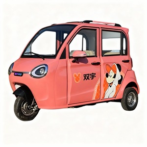 Tricycle électrique Falcon en acier allié 801-1000W 60V 70km/h 90km d'autonomie Carrosserie fermée 4 passagers Freins à disque avant/arrière EEC - Product Image 4