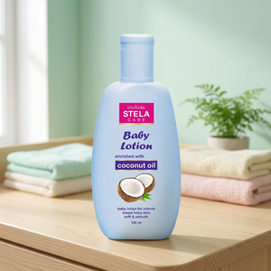 Loción Corporal para Bebés Stela Care con Aceite de Coco, Loción Hidratante Ligera de Uso Diario para Bebés, Piel Suave y Tersa, Venta al por Mayor - Product Image 5