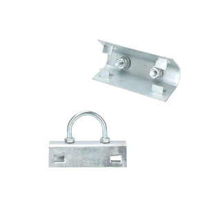 Support de tension en acier galvanisé à chaud YKN-02, support d'ancrage en U de 15 kN pour câble de fibre optique aérien ADSS et FTTH - Product Image 1
