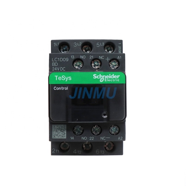 New Original Three-stage AC Contactor LC1D09BDC 9A 24VDC DC Coil Screw Terminal Type