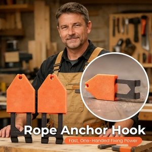 Gancho de Anclaje para Cuerda, Herramienta Portátil de Fijación con una Sola <span class=keywords><strong>Mano</strong></span>, Pin de Acero para Líneas de Tiza, Ideal para Carpintería, Construcción, Renovación del Hogar y Bricolaje - Product Image 2