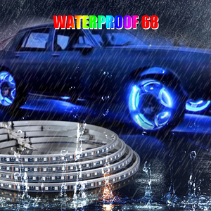 Jante de voiture RGB LED Double rangée et Double face, pour voiture, 50 pièces, personnalisées, couleur rgbw, musique, APP - Product Image 3