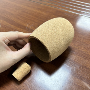 Maceta de corcho para plantas, maceta de madera, maceta para plantas, macetas de corcho recicladas - Product Image 3