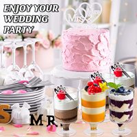 Gobelets à dessert jetables MingYu en PS avec base, coupes en plastique personnalisables, parois simples
