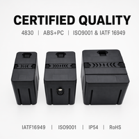 Caja de Batería Personalizada de ABS y PC, Carcasa Vacía para Bicicleta Eléctrica, Compatible con Baterías de Litio 18650, 21700, 4820, para Almacenamiento de Energía, Modelo 9706, OEM/ODM
