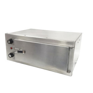 <span class=keywords><strong>Mini</strong></span> four grille-pain électrique pour camping-car, voiture et usage extérieur - Acier inoxydable, capacité de 25 L, multifonction, chauffe-plats, four à pizza/tarte aux œufs - Product Image 4