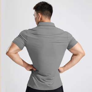 Vietnam Low Moq 50 PC Anti Pilling Hombres Golf Polo Shirt Logotipo personalizado de alta calidad Secado rápido Casual Manga corta Deportes Ropa para adultos - Product Image 2