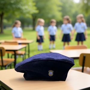 Berretto per Bambini Paloma in Misto Poliestere, Uniforme Scolastica, Taglia Unica, Logo Ricamato - Product Image 2