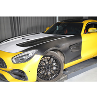 Ailes et garnitures de spoiler en fibre de carbone sèche modifiées sur mesure de haute qualité, état neuf, pour Mercedes AMG GT GTR Style, pièces automobiles
