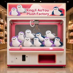 Vente en gros usine : Jouets en peluche doux blancs, violets et bleus de 8 pouces, animaux en peluche, <span class=keywords><strong>prix</strong></span> pour jeux de grue - Product Image 1