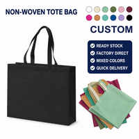 Sac fourre-tout personnalisé en non-tissé recyclé, réutilisable, pliable, avec logo, imperméable, écologique, pour courses, vente en gros
