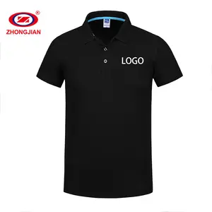 便宜100% 纯棉男士高尔夫工作Polo空白纯色polo衫