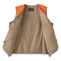 Gilet de chasse aux oiseaux orange rembourré