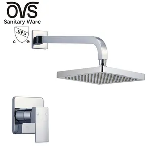 OVS China Sanitary Ware Supplier Hotel Home Rain Shower Sets Bath and Shower Column Set With Bathtub Spout