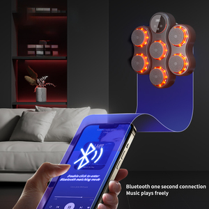 لآلة الملاكمة الموسيقية المثبته على الحائط بالبلوتوث ، جهاز تدريب ذكي للأطفال والكبار مع قفازات نوع الدمية - Product Image 5