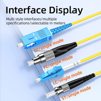 Kabel Patch Fiber SC/UPC-SC/UPC Kabel Patch Serat Optik Tunggal Kabel Patch Serat Optik Single Mode Duplex 1M 3M 5M 10M